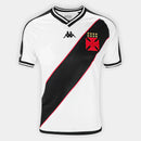 Camisa Vasco Away 24/25 Torcedor Kappa Feminina - Branco e Preto